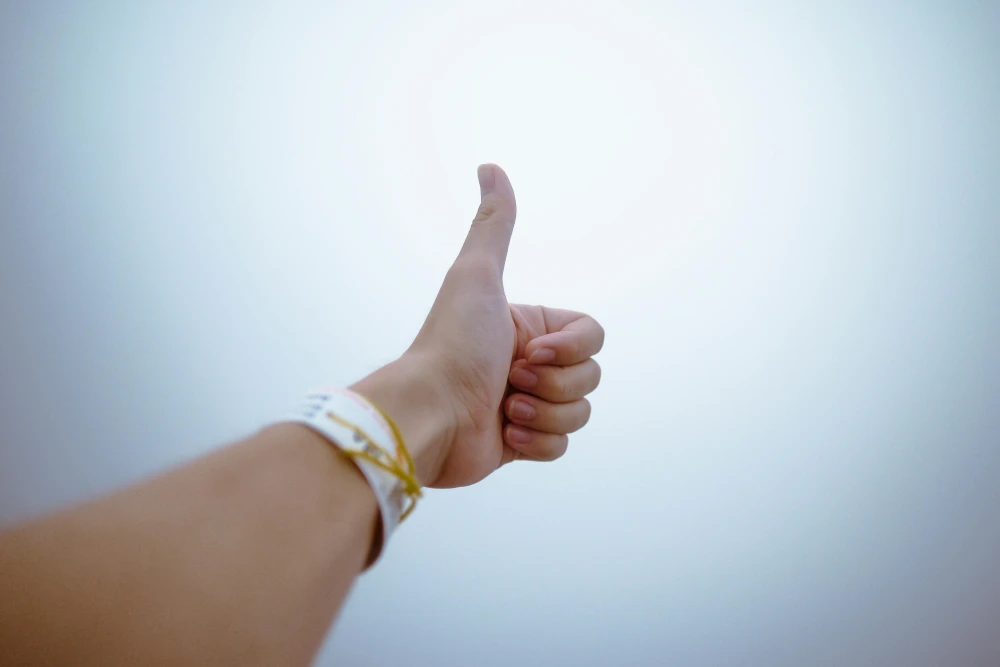 image of thumbs up