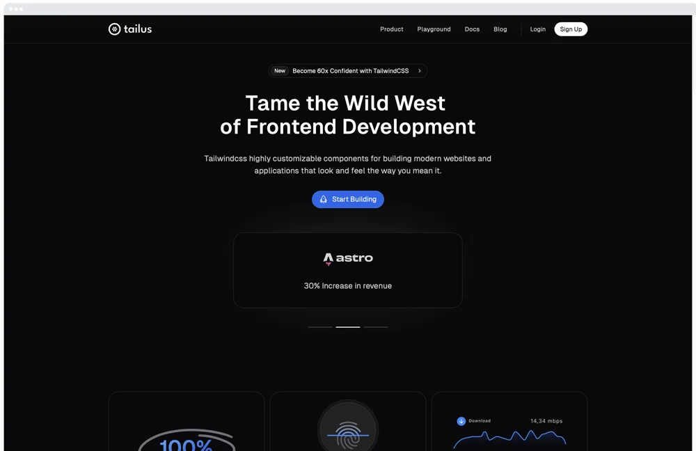 Ada Landing Page Screenshot