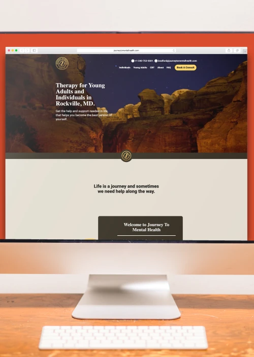 Journey To Mental Health website 1