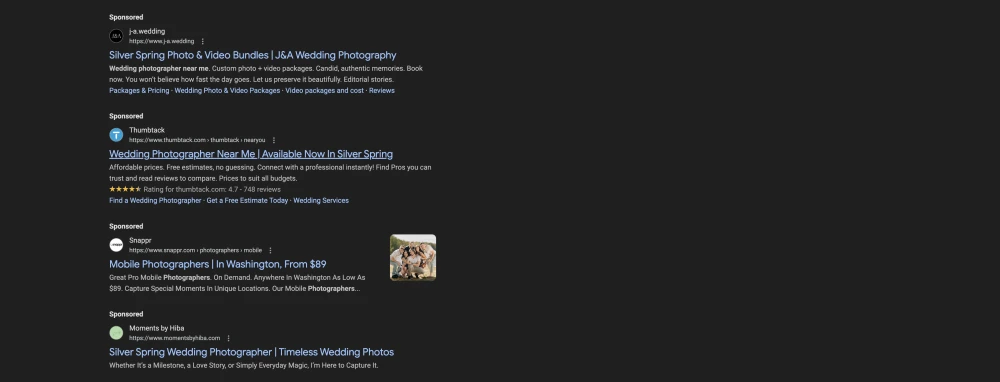 Search resulte for wedding photographers newar me